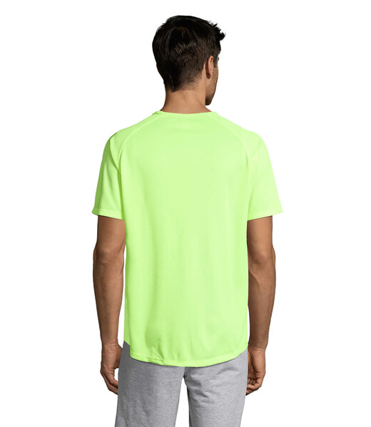 SPORTY T-shirt homem - Amarelo FluoS
