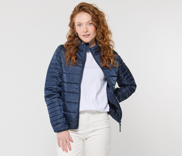 Doudoune femme en polyester recyclé - BLACK / XS