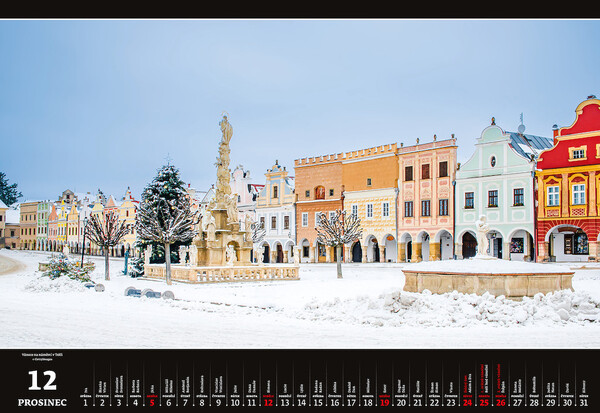 Nástěnný kalendář Panorama – Česká republika 2027