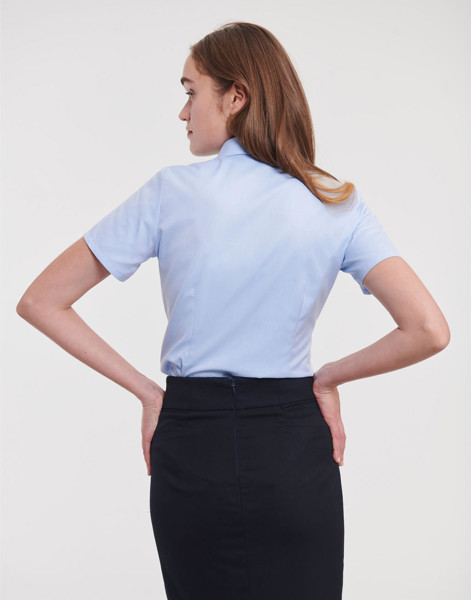 Ladies' Herringbone Shirt - White / 2XL (44)