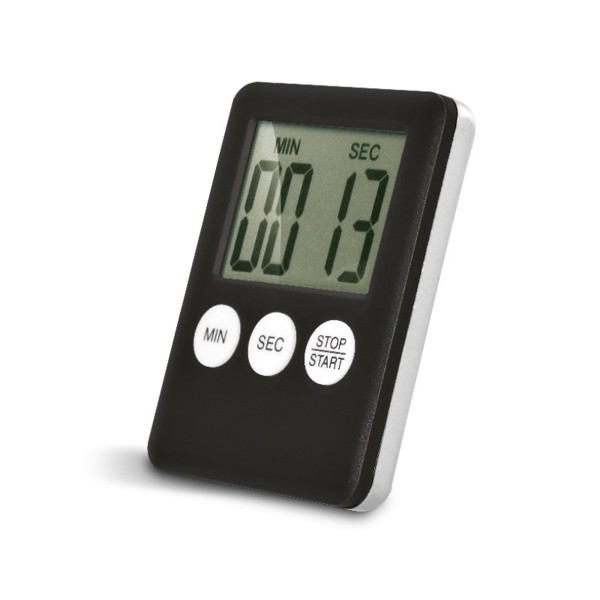 MINUTEUR, CHRONOMETRE MAGNETIQUE - Noir