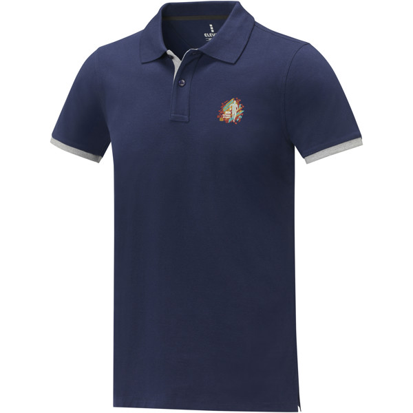 Polo Morgan manches courtes deux tons homme - Marine / L