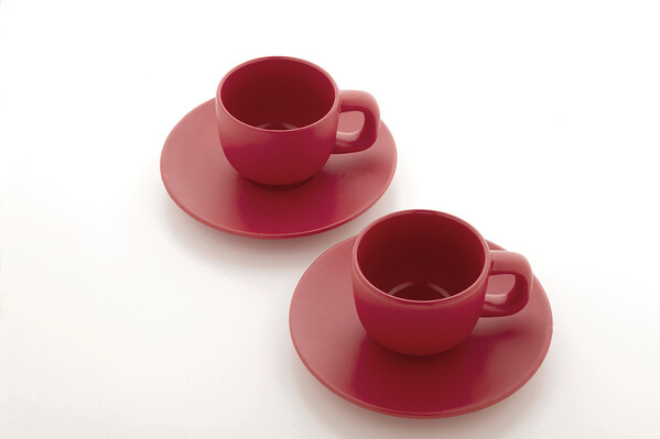 Zestaw filiżanek do espresso Caturra - Czerwony