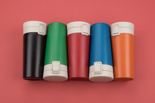 Travel mug STAR 350 ml - black