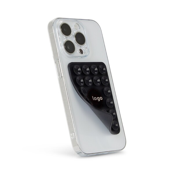 Etui de téléphone adhésif pour selfie - Noir