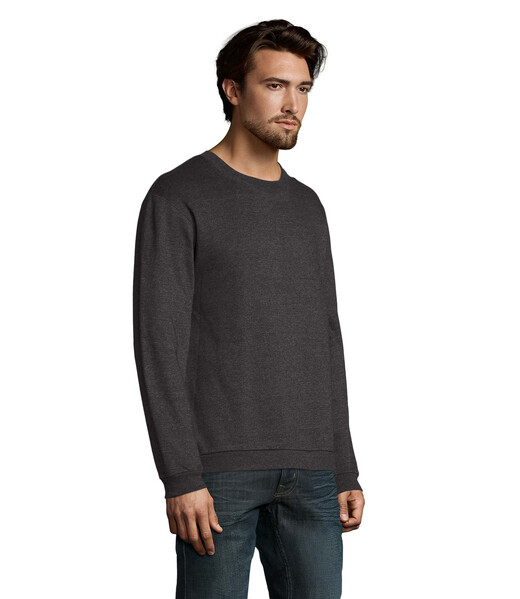 SPIDER Męska bluza 260g - Charcoal Melange / 2XL