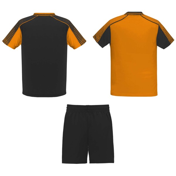 Juve 140 g/m² kids sports set - Orange / Black / 8