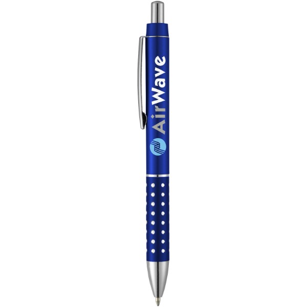 Bling ballpoint pen with aluminium grip - Royal Blue