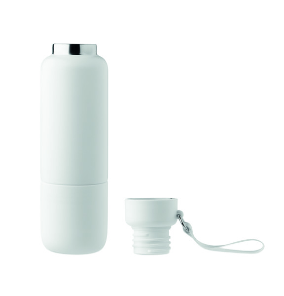 Garrafa de parede dupla 500ml Noeka - Branco