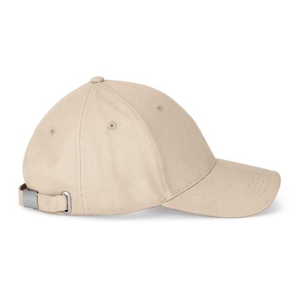 NATHAN. Čepice ze 100% bavlny (260 g/m²) se 6 panely - Béžová