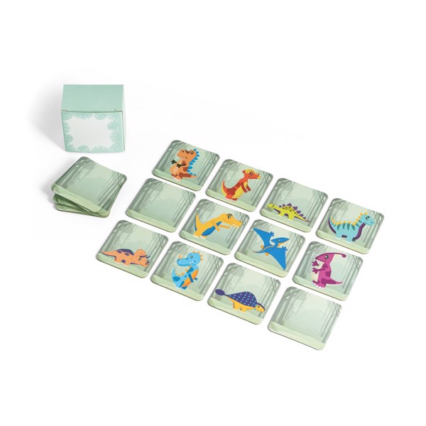 TRICERATOPS. memory-game med 20 brikker