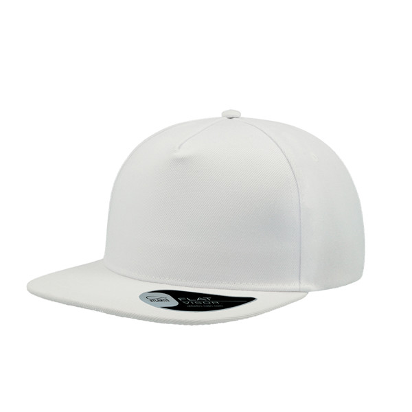 Boné Snap Five, 50% Lã / 50% Acrílico - Branco