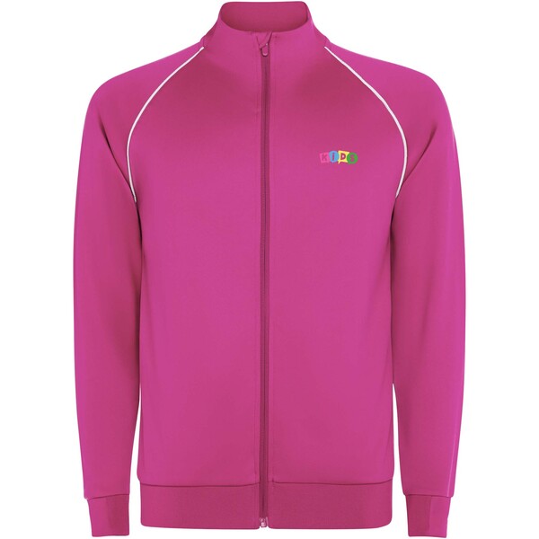 Valier full zip kids sweatshirt - Pink Fluor / 8