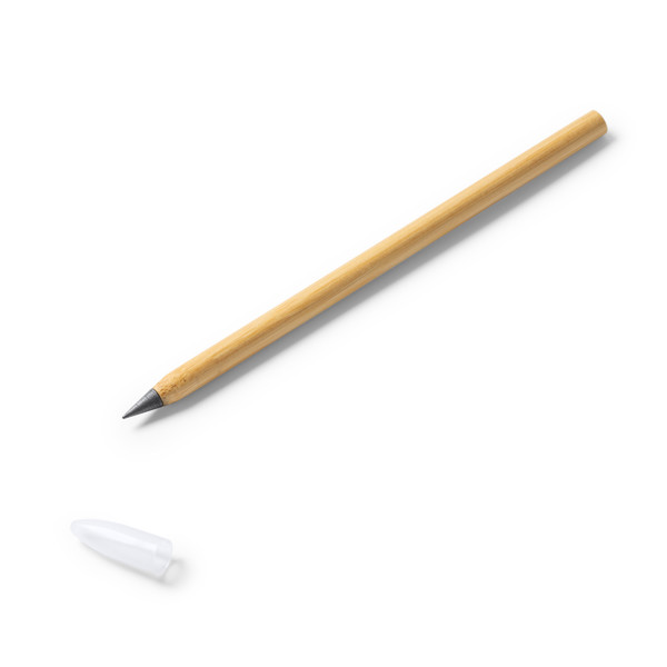 Eternal bamboo pencil with replaceable graphite tip