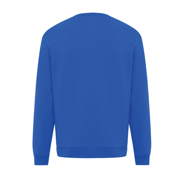 Sweater à col rond en coton recyclé IQONIQ Torla - Bleu Royal / XS