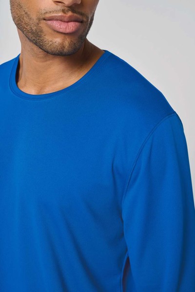 Men's Long-Sleeved Sports T-Shirt - White / L