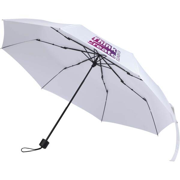 Aaron 23'' foldable manual umbrella - White