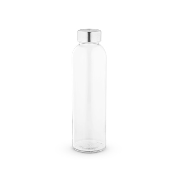 SOLER. Garrafa em vidro e tampa em aço inoxidável para sublimação 500 mL