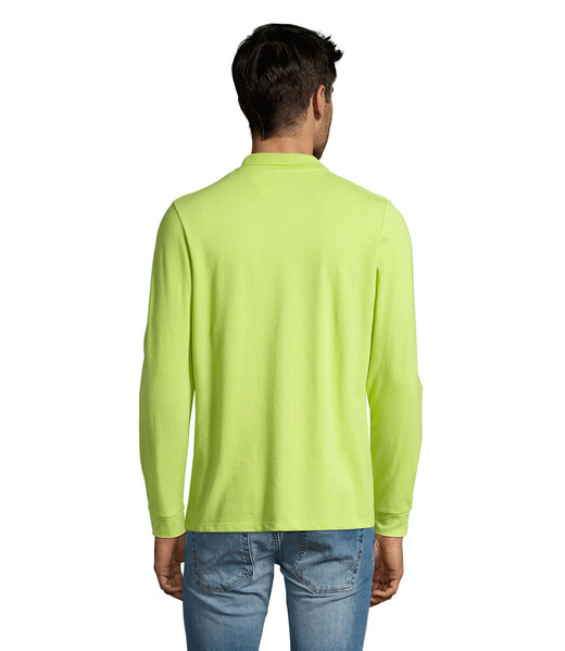 PERFECT MEN LSL POLO 180g Perfect Lsl Men - Apple GreenS