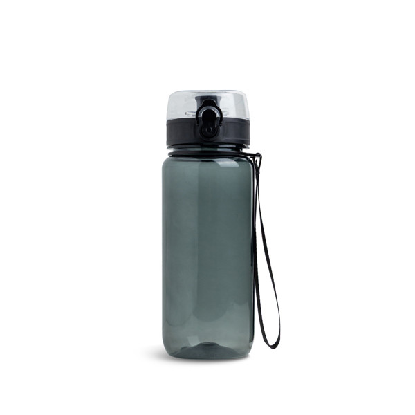 Garrafa Rpet 700Ml, Fliptop - Preto