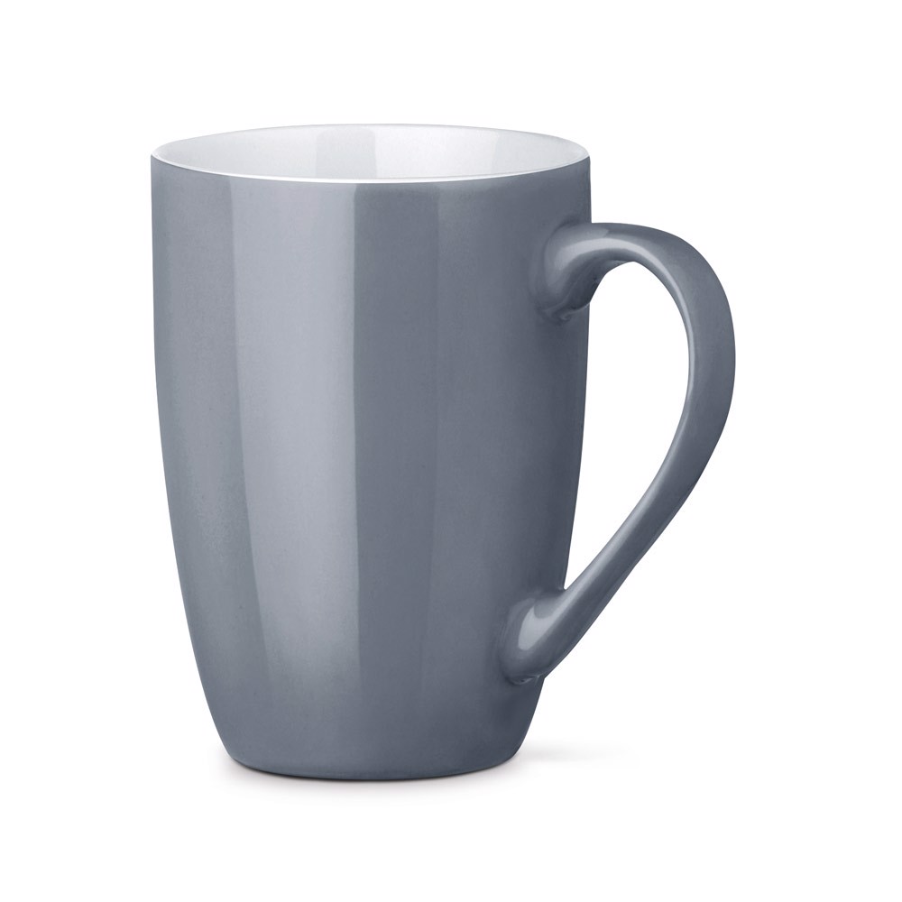 CINANDER. Ceramic mug 370 ml - Grey
