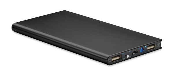 Baterie externă 8000 mAh Powerflat8 - Negru