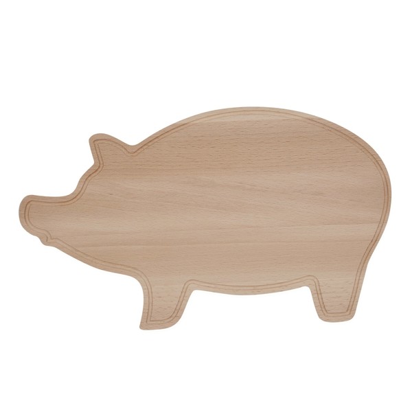 Cutting Board Wooden Piggy