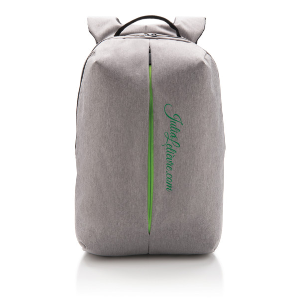 Xd Collection backpack, 15 inch laptop, 600D polyester - Grey / Green