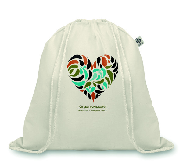 Organic Hundred vrečka z vrvico 105 gr/m² bombaž