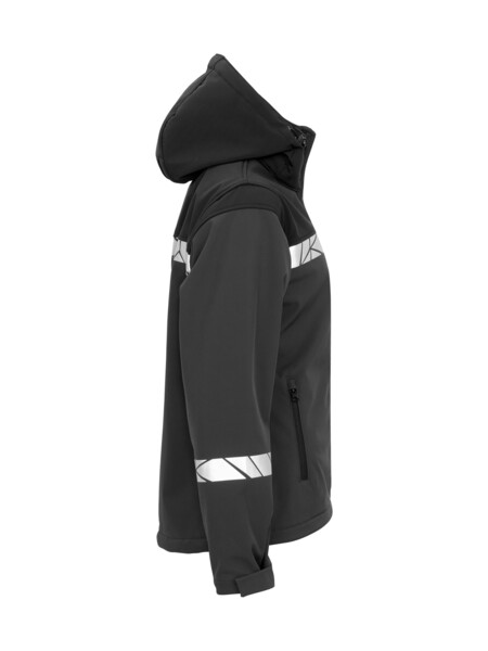 7417 SOFTSHELL JACKET LADY PGL Grey/Black 3XL