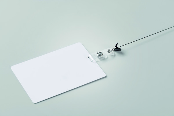 Lanyard badge 120 x 80mm Badlarge