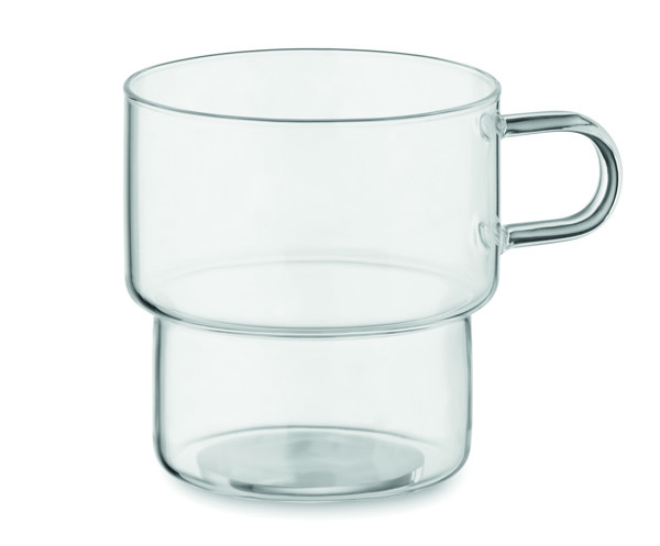 Skodelica za zlaganje Boromug, 300 ml borosilikatnega stekla