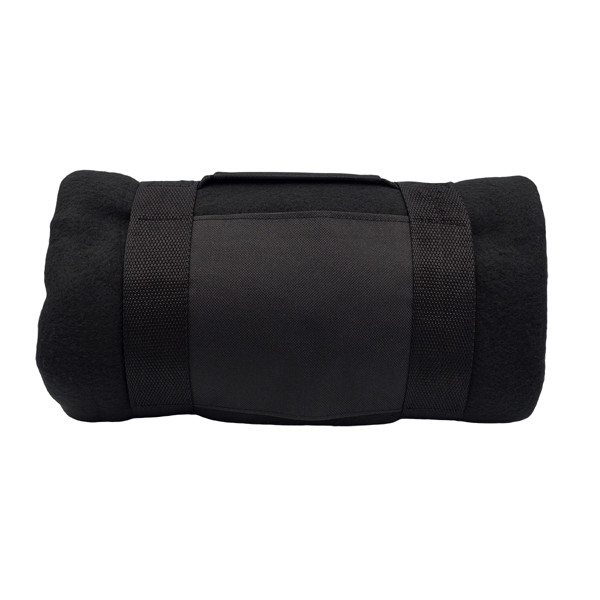 Git fleece blanket - Black