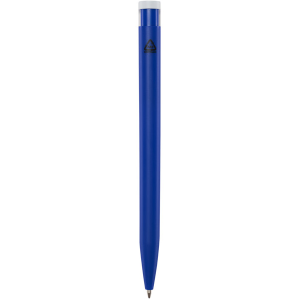 Stylo bille Unix en plastique recyclé (encre bleue) - Bleu royal