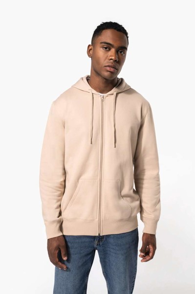 Unisex Full Zip Hoodie - Light Royal Blue / 3XL