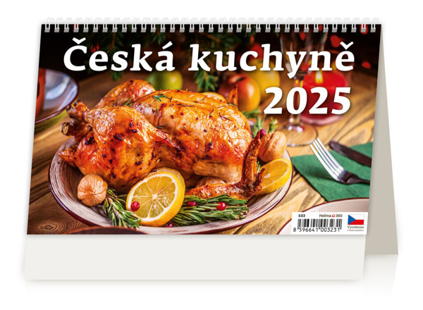 Stolní kalendář Česká kuchyně 2025