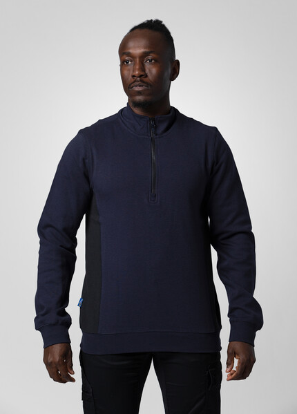2128 Sweatshirt 1/2 zip Grey XL