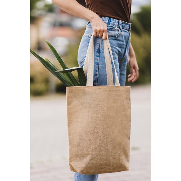 Jeco jute shopping bag