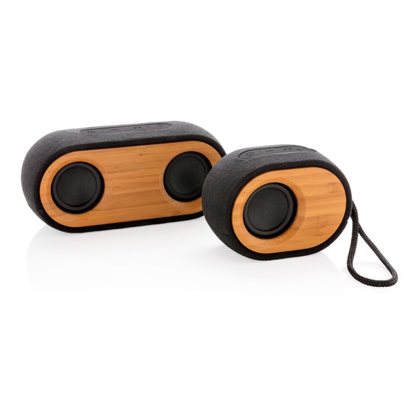 Bamboo X dobbelthøjtaler, sort