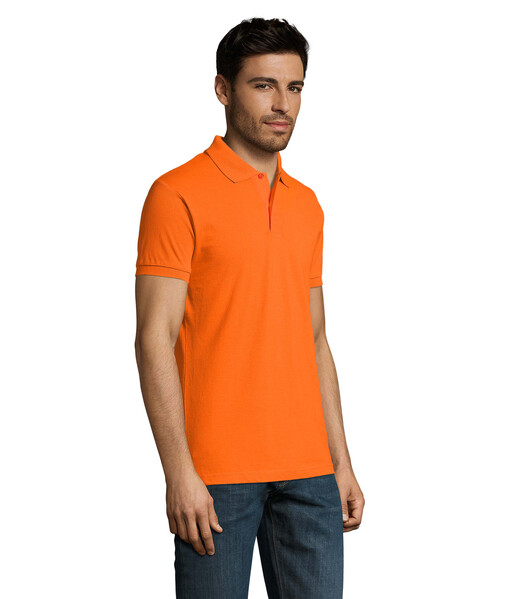 PERFECT MEN Polo homen 180g - LaranjaL