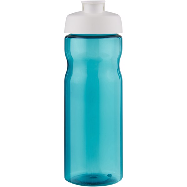 Bouteille de sport H2O Active® Base 650ml avec couvercle à clapet - Vert eau / Blanc
