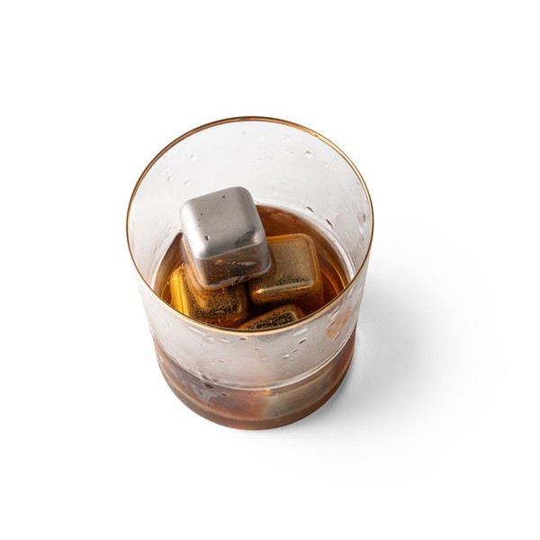 PS - GLACIER. Set of reusable stainless steel ice cubes