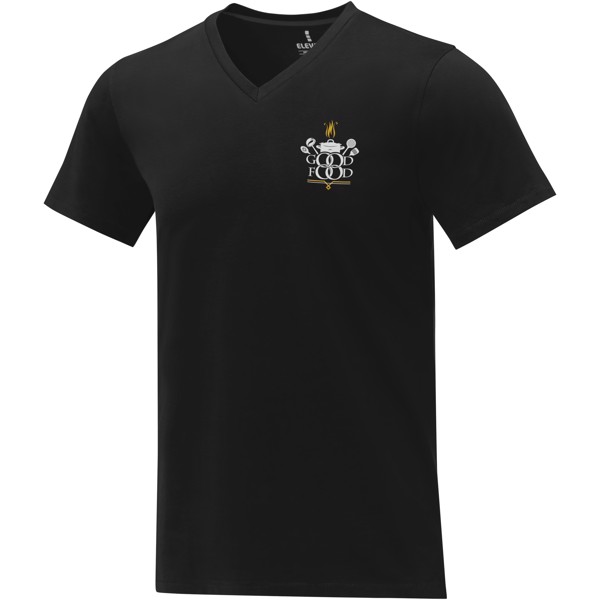 T-shirt Somoto manches courtes col V homme - Noir / 3XL