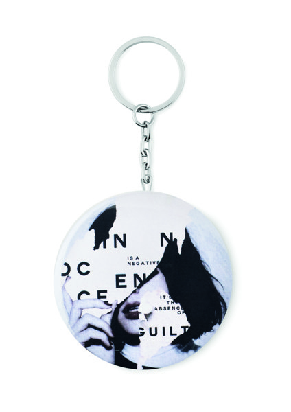 Key ring with bottle opener Pin Flask