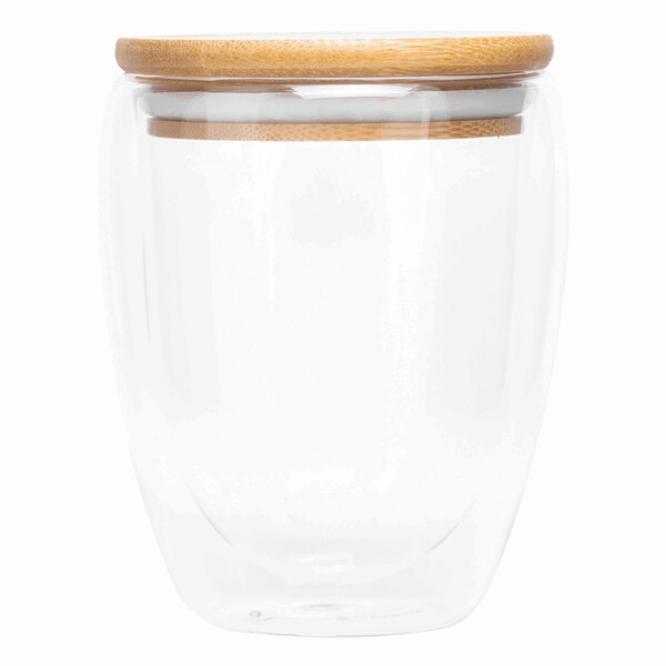 Double-walled glass, capacity approx. 350 ml BAMBOO ART M
