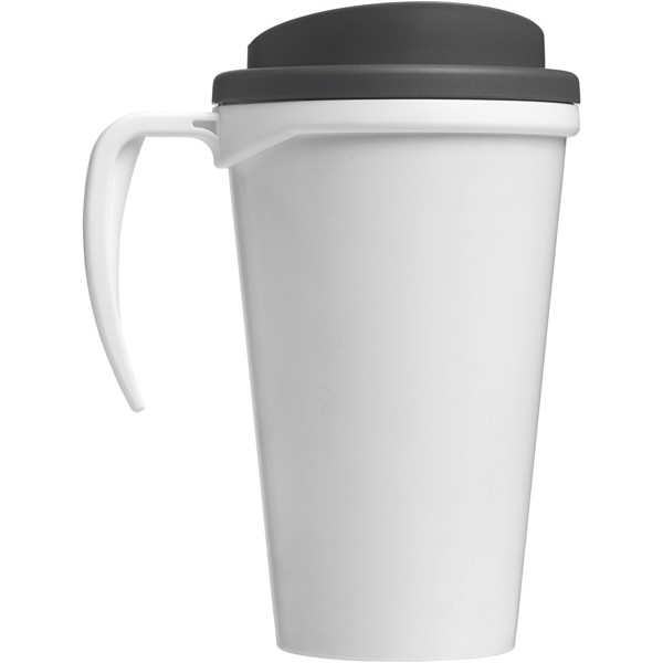 Brite-Americano® grande 350 ml insulated mug - White / Grey