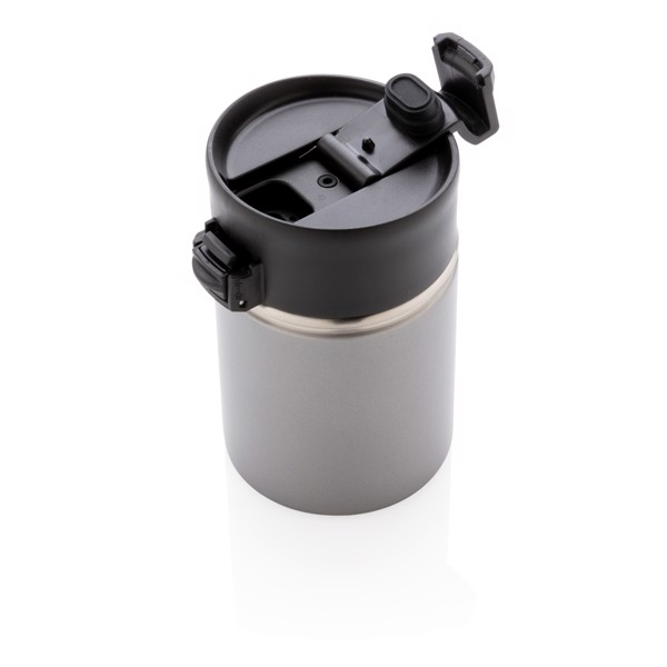 Bogota compact vacuum mug with ceramic coating - Grey