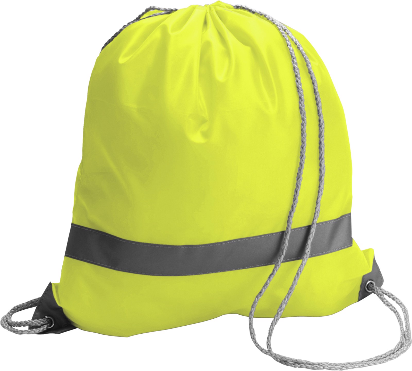 Polyester (190T) drawstring backpack - Yellow