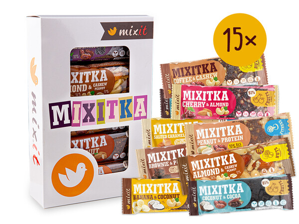 Darčeková krabička Mixitiek (15 ks)