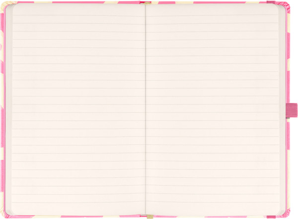 Notique Notes Růžová, Linkovaný, 13 x 21 cm